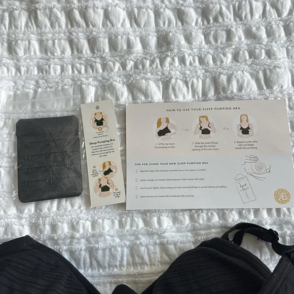 Kindred Bravely Sublime® Hands-Free Pumping & Nursing Bra, Large, Black - Picture 3 of 3